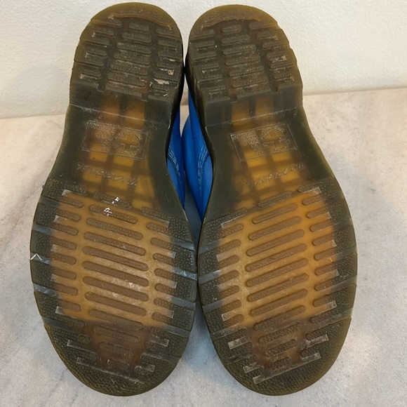 Dr. Martens 1460 Pascal Virginia Leather Boots Blue Womens Size 6 - Picture 5 of 8